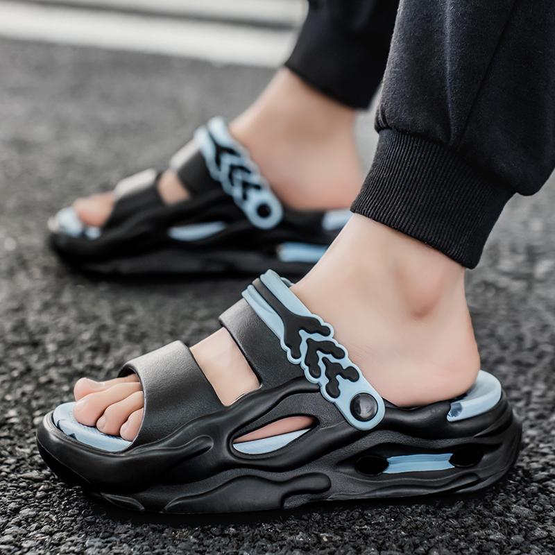 Neue, modische Herren-Freizeitsandalen in Übergröße mit dicker Sohle, EVA-leicht und atmungsaktiv, Sportschuhe für Herren