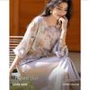 Women's Floral Print Ruffled Blouse