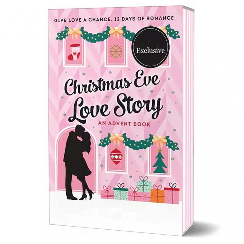 Christmas Eve Love Story Advent Book, Time-Traveling Love Story Countdown Calendar, Romance Christmas Gift for Her or Him