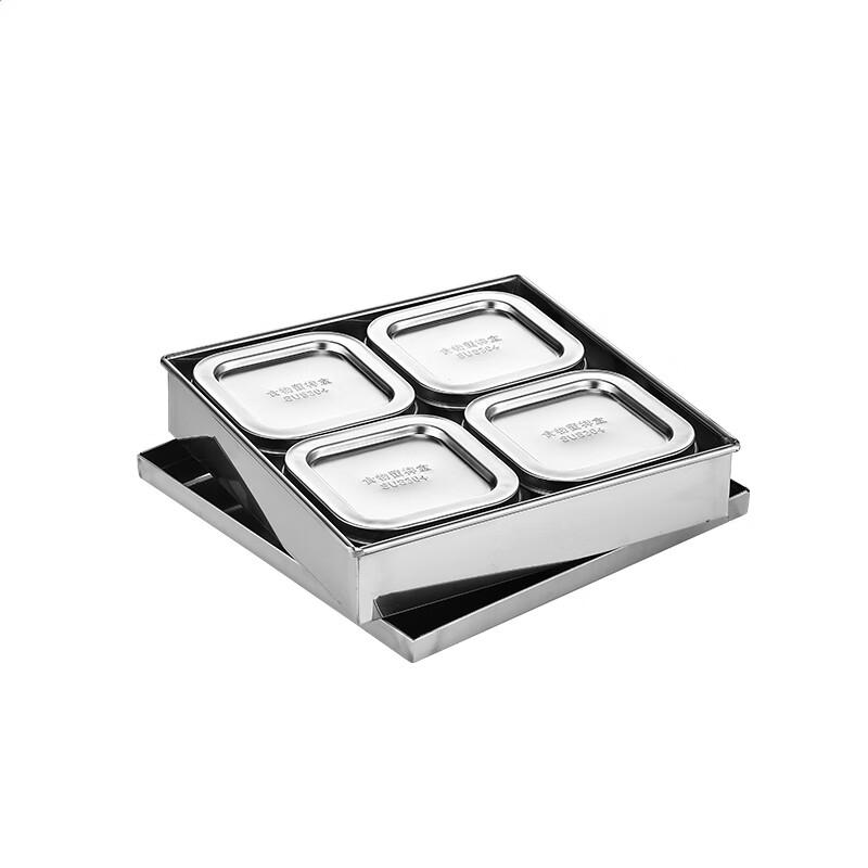 Stainless Steel Food Sample Retention Box Set