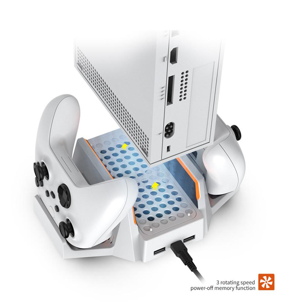 DOBE TYX-0663 For Xbox Series S/X Vertical Cooling Charging Stand Dual Controller Holder Base