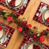 Christmas Placemats Cartoon Party Insulation Dining Table Christmas Atmosphere Placemats