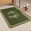 Simple Style Diatomaceous Earth Floor Mat - Stain & Wear-Resistant Bathroom/Toilet Entrance Mat