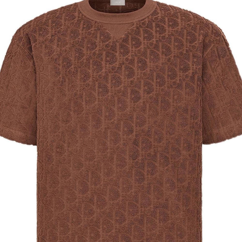DIOR Oblique Relaxed Fit T shirt 113J692A0614-C777