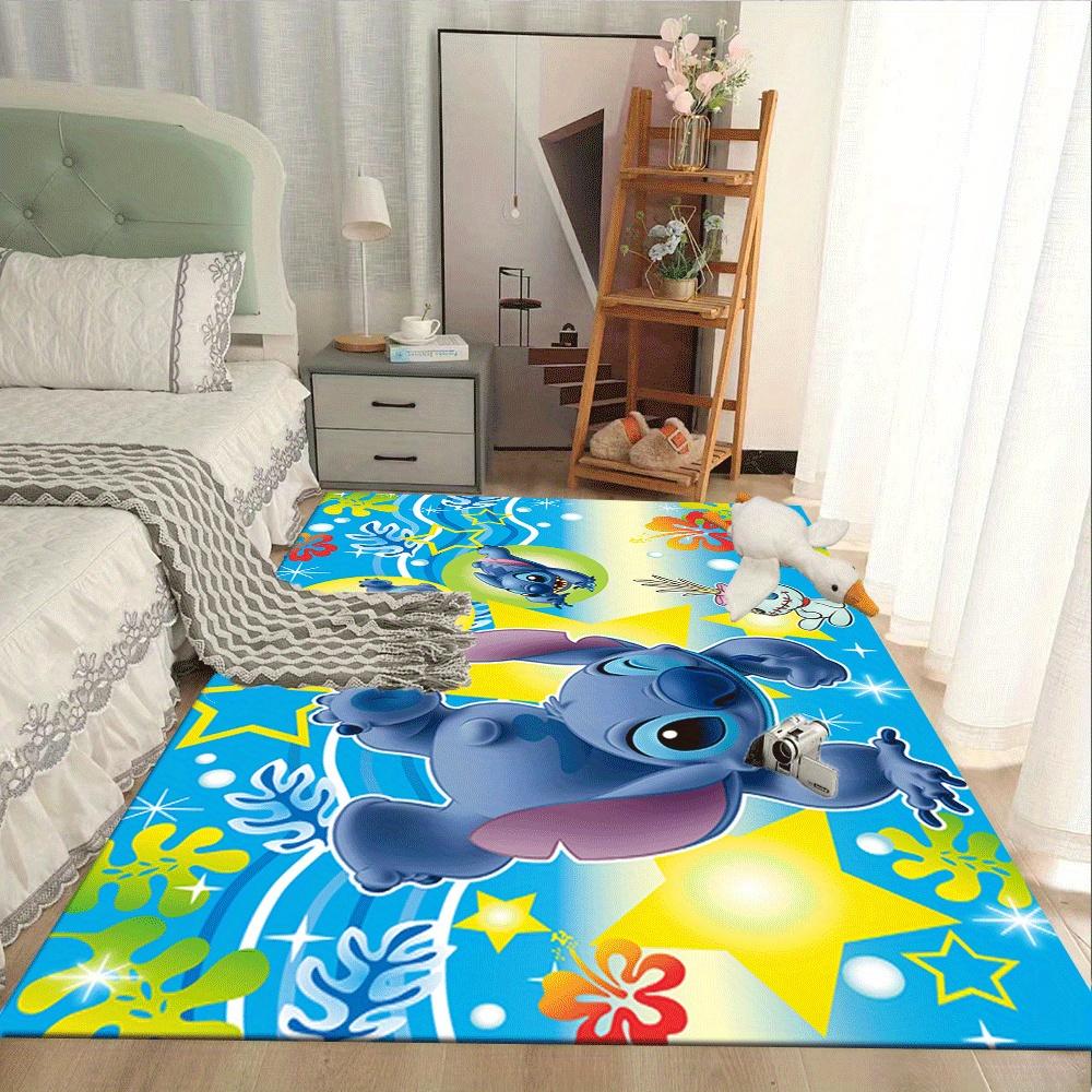 1 pezzo Lilo e Stitch-(11)_01 Tappeto Area Tappeto, Camera da Letto e Sala Giochi Durevole, Resistente alle Macchie e Facile Da Pulire, Soggiorno
