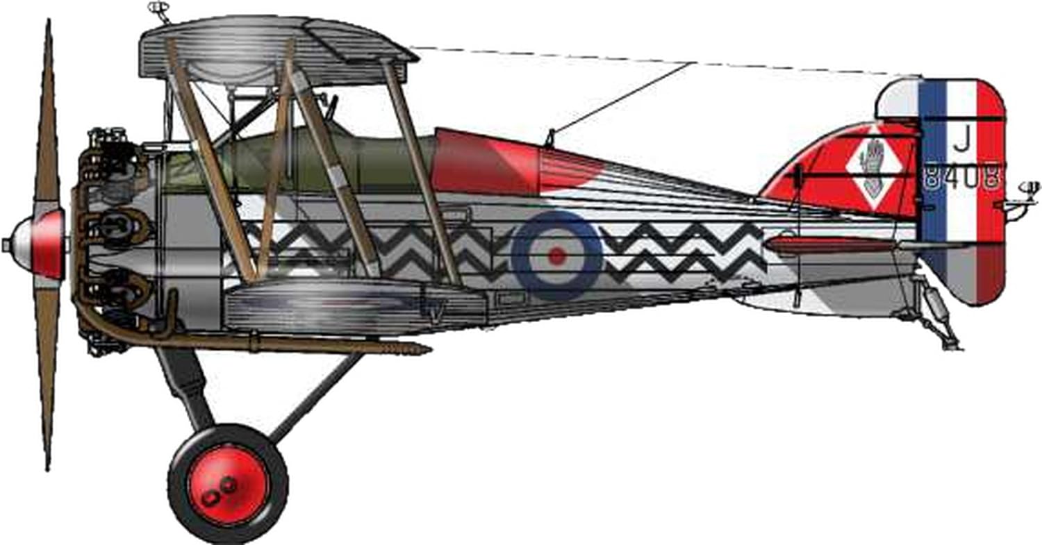 

Чешская смола British Gloucester Gamecock Набор из смолы (ХМР) 1/72 Mk.I CMR72-243 (Самолет)