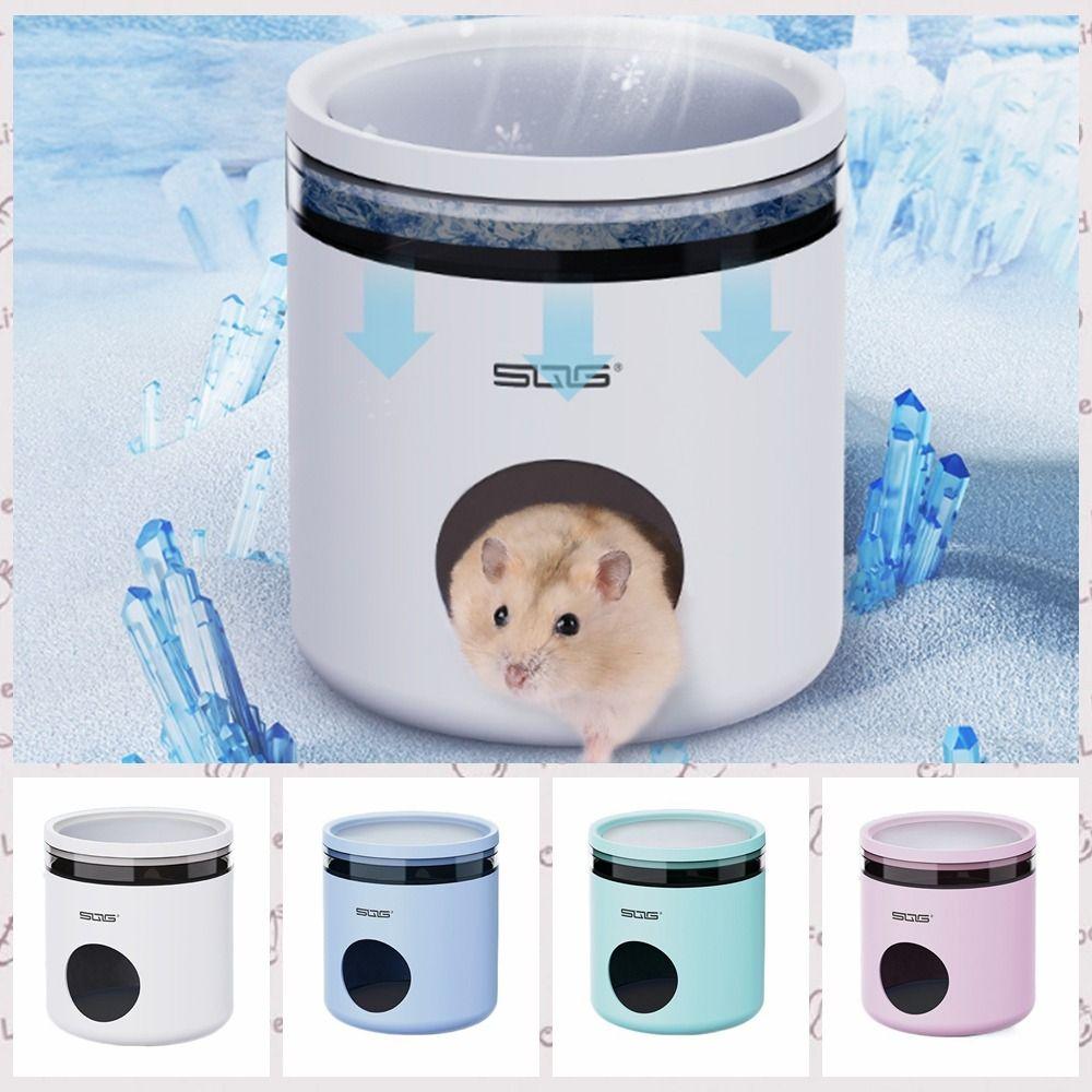 Plastic Hamster Ice Nest Relieving Heat Hamster Air Conditioning Nest Summer Hamster House Home