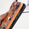 For iPhone 17 Pro Max Case Luxury Leopard Star Disco Ball Pattern Leather Texture Silicone Cover For iPhone 16 Pro Max 15 14 13 12 11 16E Air