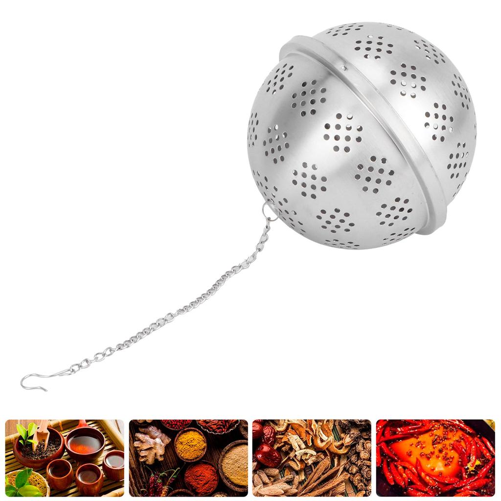 Tea Strainer Infuser Seasoning Filter Ball Mesh Design 304 Stainless Steel Kitchen AccessoriesXXL