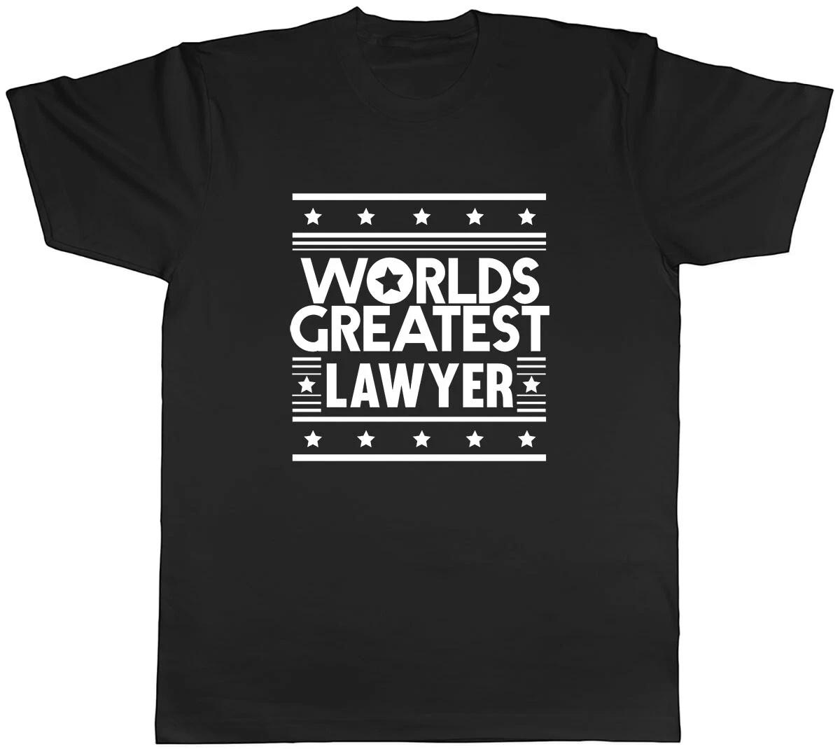 Worlds Greatest Lawyer Mens Unisex T-Shirt Tee XXXXL