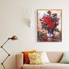 Diamond Painting Flower Cross Stitch Diamond Embroidery Floral Pictures Of Rhinestone Diamond Mosaic Home Decoration