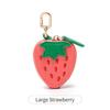 Portable Cherry Design Coin Purse Charm Fruit Shape Handmade Mini Zipper Pouch PU Leather Change Purse Gift For Girl