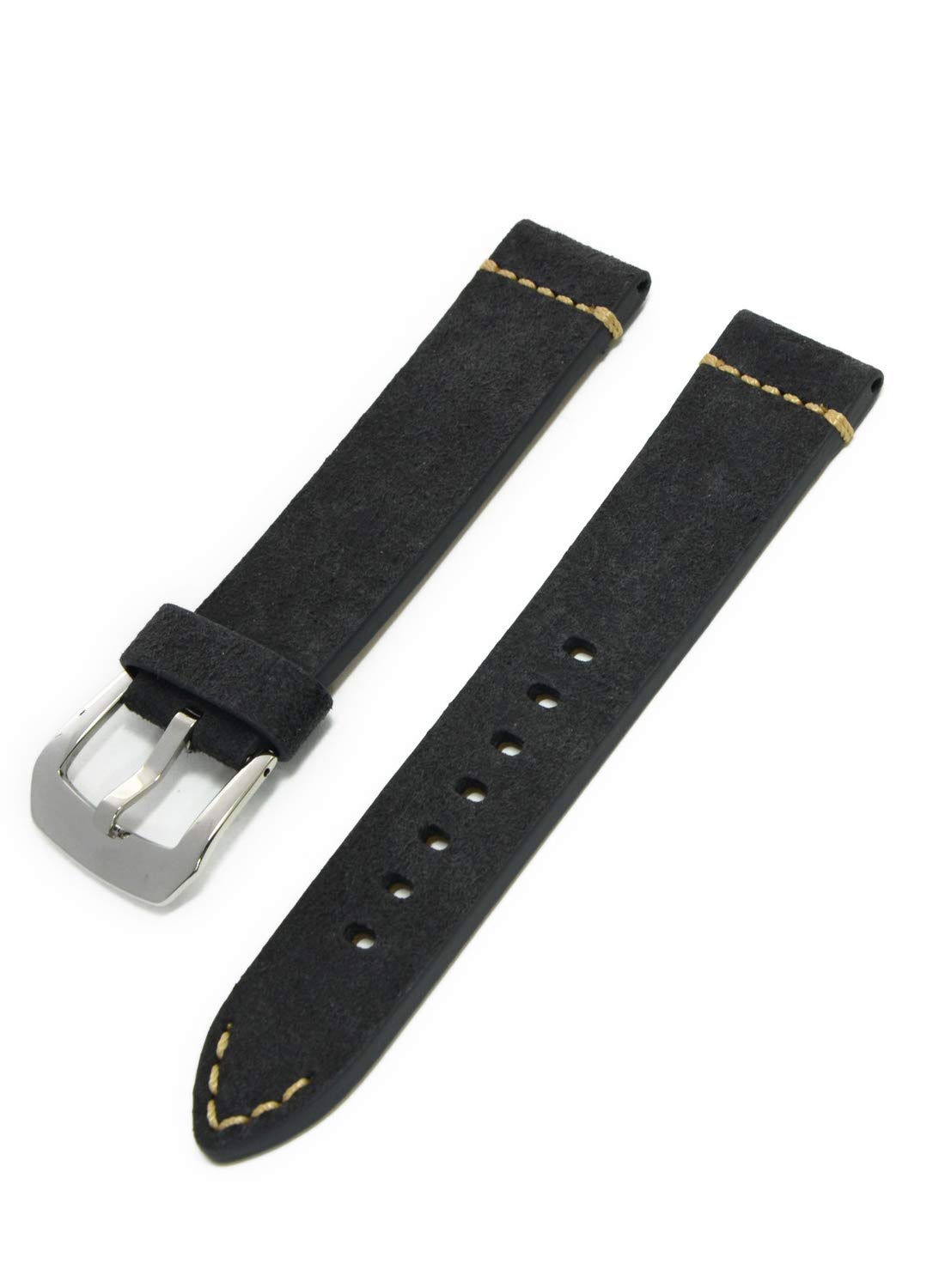 

CASSIS Nubuck watch strap KAUAI 20mm Gray with replacement tools U1012335091020