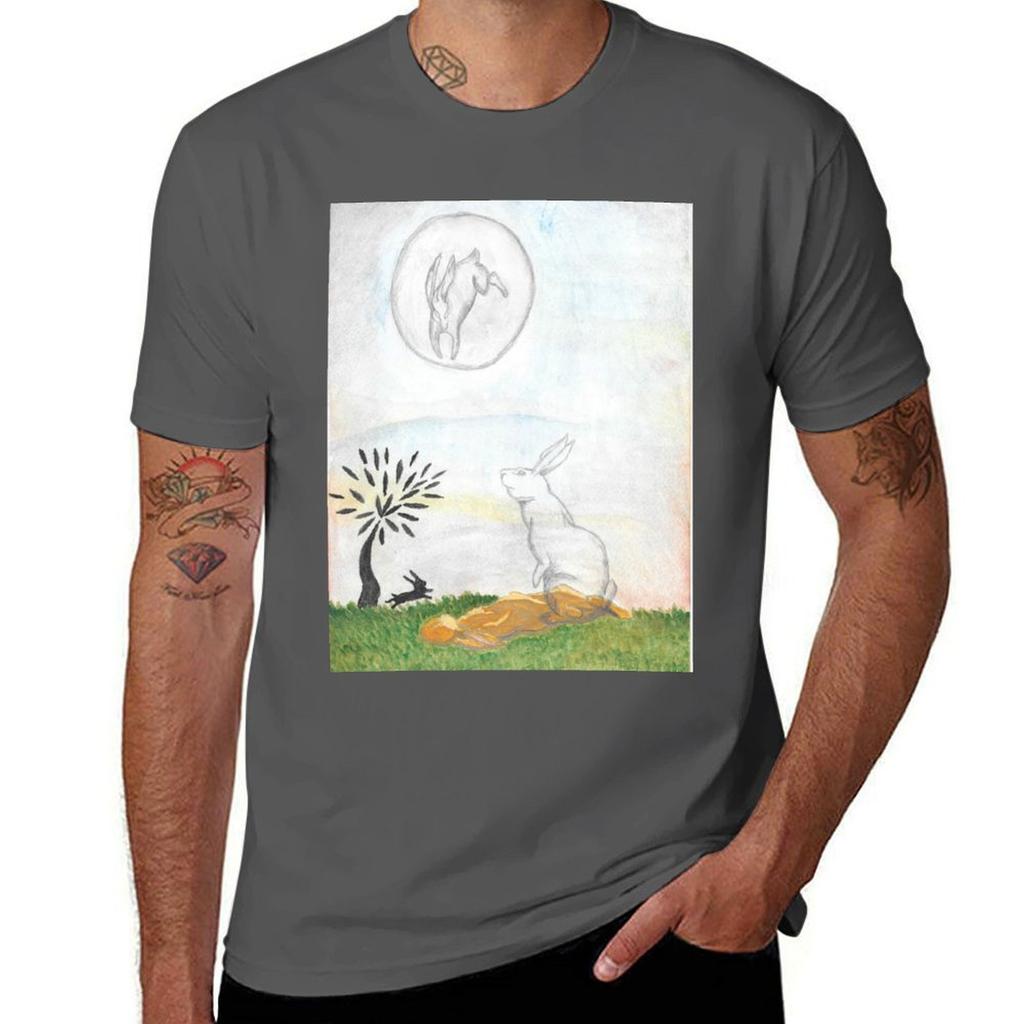 Watership Down Tshirt Casual Daily Wear Short Sleeve Top