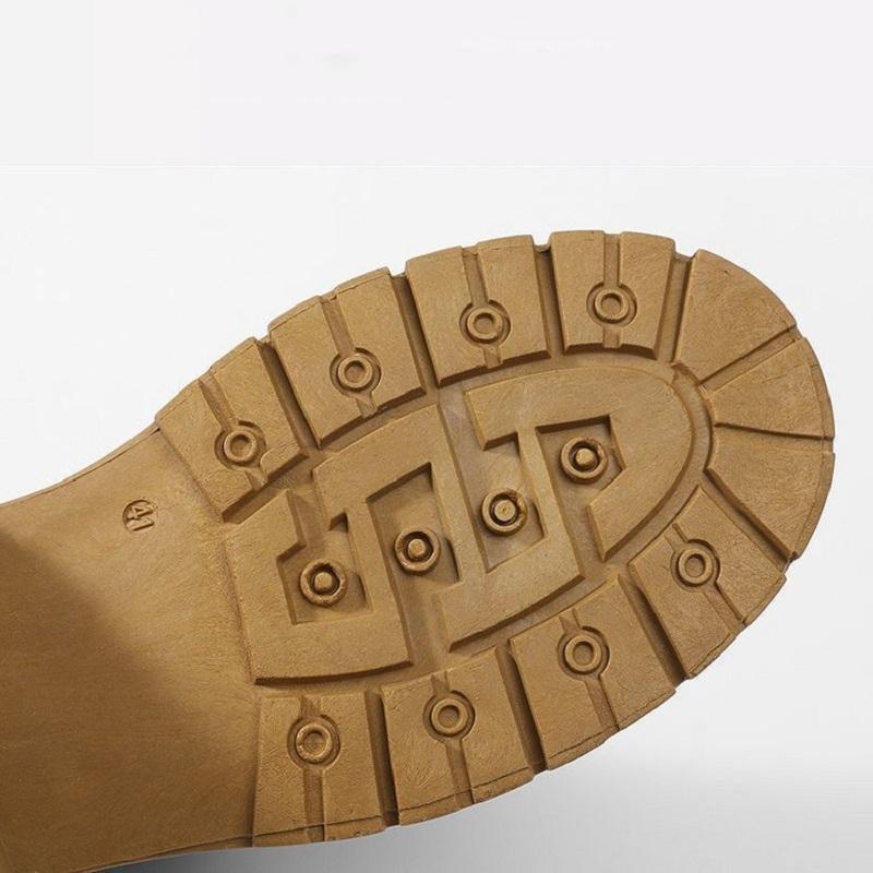 Martin Boots Men's Spring and Autumn High Top Workwear Boots British Style Short Boots Thick Soled Boots