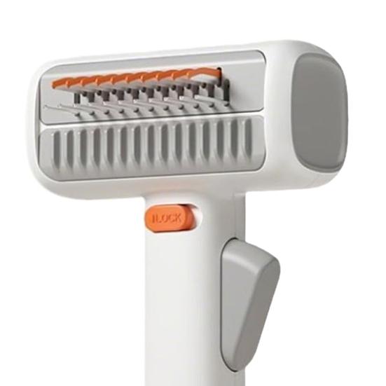 Pettine Auto-Districante per Animali 2 in 1 Strumento per la Rimozione del Sottopelo Rastrello Delicato per Sottopelo Spazzola per Animali Rimuove Pelo Morto Previene Nodi Grovigli per Pelo Lungo