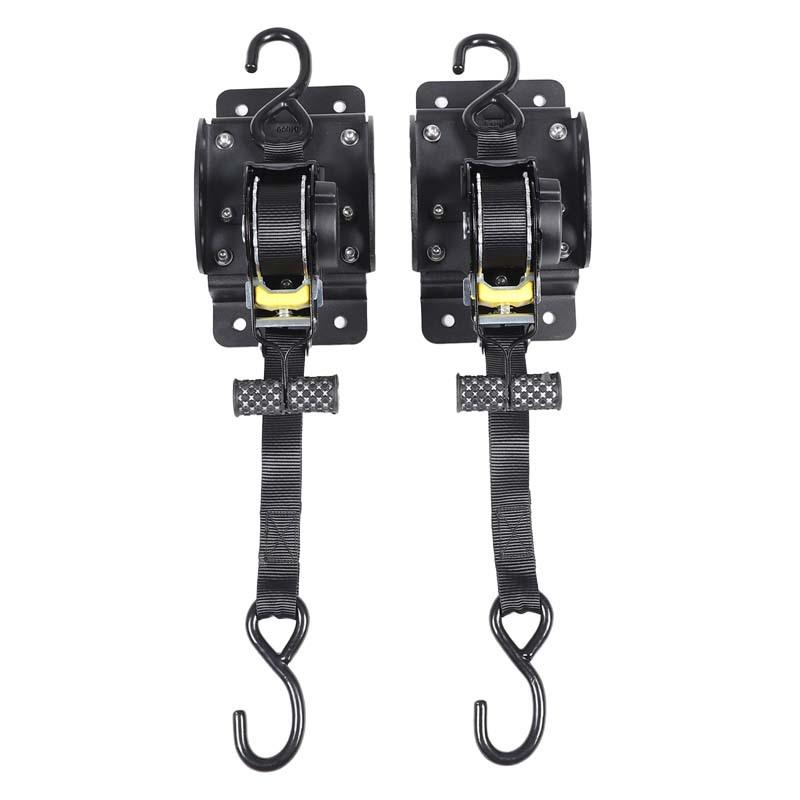 Cargo Tape with S Hook Heavy Duty Auto Retractable Ratchet Strap Tie Down Retractable Ratchet Strap Suitable for Mitsubishi L200
