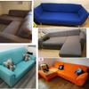 Solide Ecksofabezüge, Couch-Schonbezüge, elastisches Material, Sofa-Hautschutz für Haustiere, Chaiselongue-Bezug, L-förmiger Sofa-Sessel