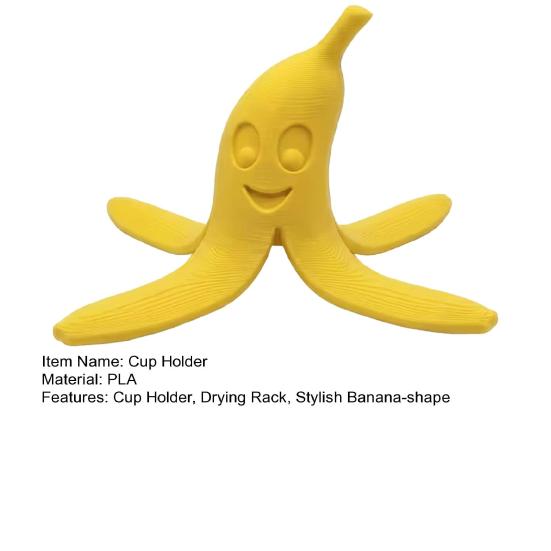 Kopholder Bananformet Krusorganisator Bred Kompatibilitet Kaffekop Vandflaskeholder til Hjemmekontor Café Bar