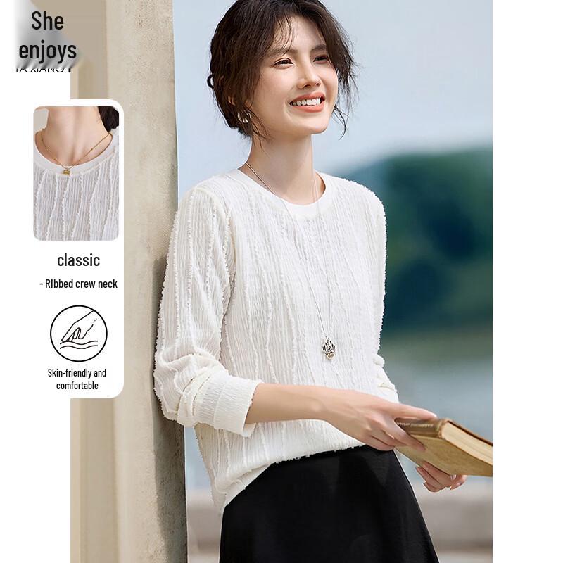 Women s Round Neck Long Sleeve T-Shirt T53T032 M