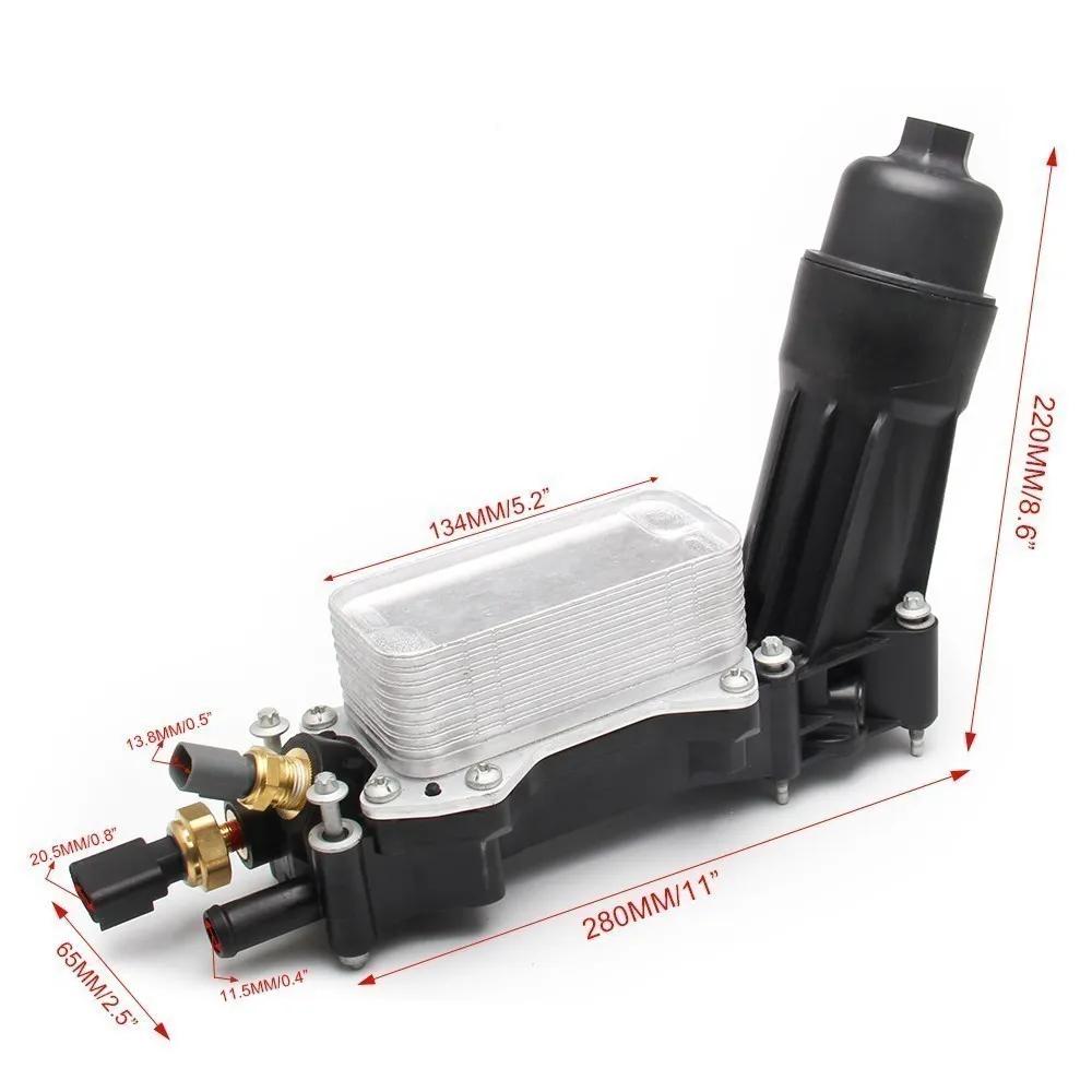 Car Engine Oil Filter Housing Adapter For Chrysler Dodge Challenger Durango Caravan Jeep Ram 3.6L V6 68105583AF 68105583AC FF-10
