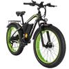 Electric Bicycle Adult Philodo H7 Pro 26" 1000W Motor All-Terrain Electric Bike 48V 17.5AH 21 Spped Fat Tire Ebike Max Load 150Kg Green