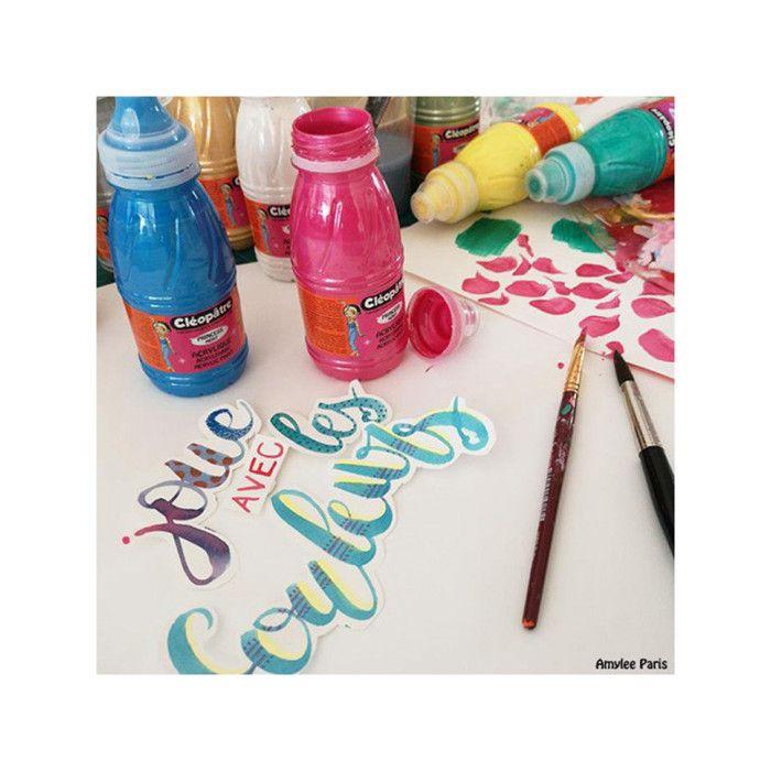 Peinture Acrylique - CLÉOPÂTRE - PAM250-16 - Vert Émeraude - 250 Ml