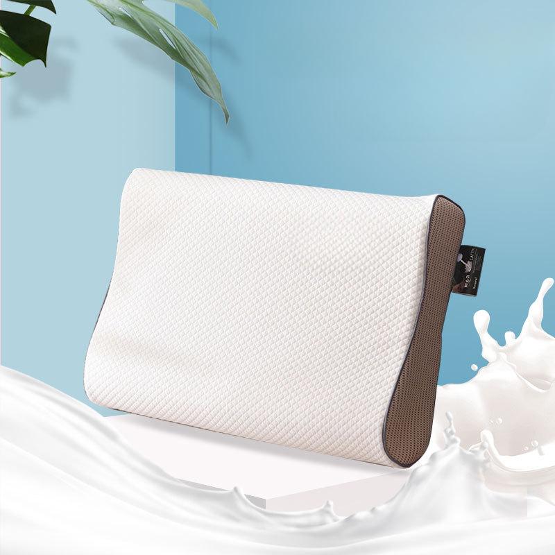 Soft Pillowcase Memory Foam Pillow for Adults and Children, Latex Pillow, Cervical Vertebra Pillow, High and Low Pillow, Pressure-free Pillow
