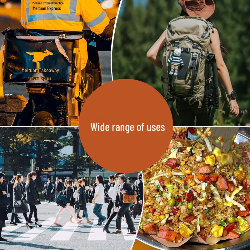 Disposable Round Food Containers with Blue Lids