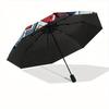 Gundam Mecha Automatic Open/close Umbrella, Heavy-Duty Iron Frame, Folding Portable Design, Travel, Everyday Use 195