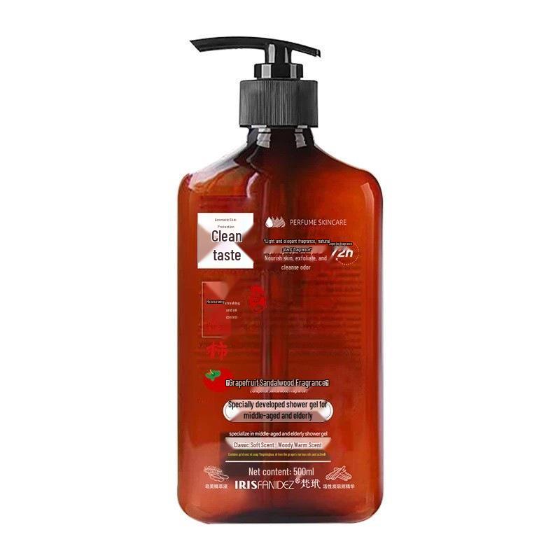 Fandai Gentle Cleansing Shower Gel for Middle-Aged & Elderly - 500ml Bottle
