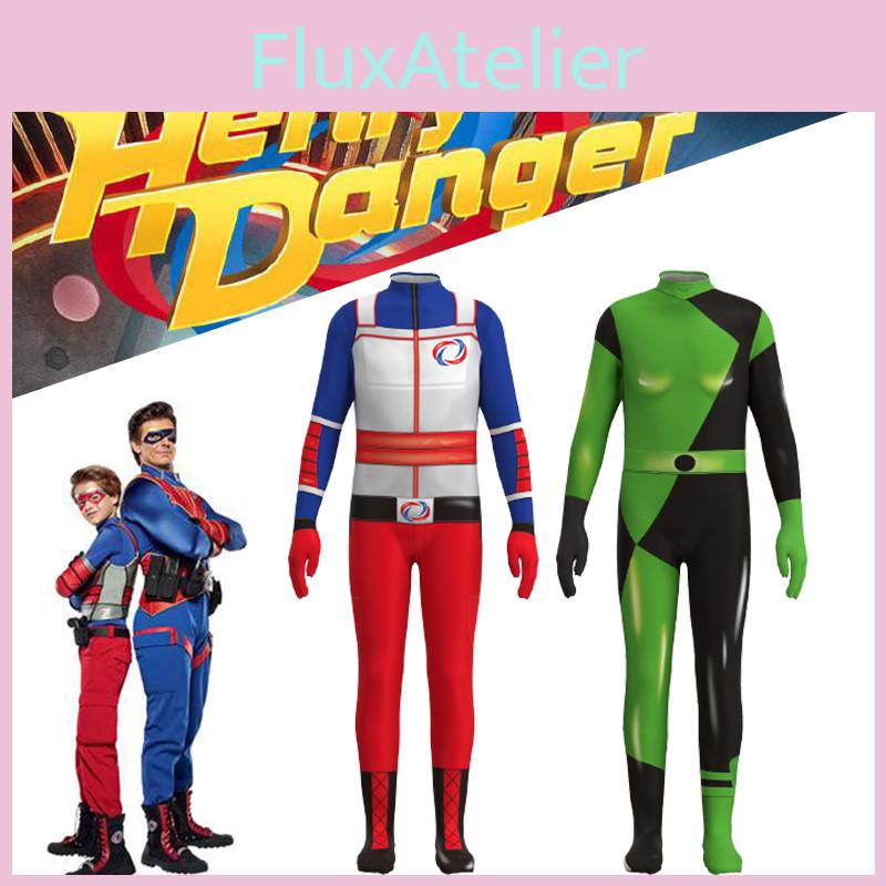 Authentic Henry Danger Cosplay Costume Jumpsuit For Kids And Adults Perfect For Halloween And Comic Con!