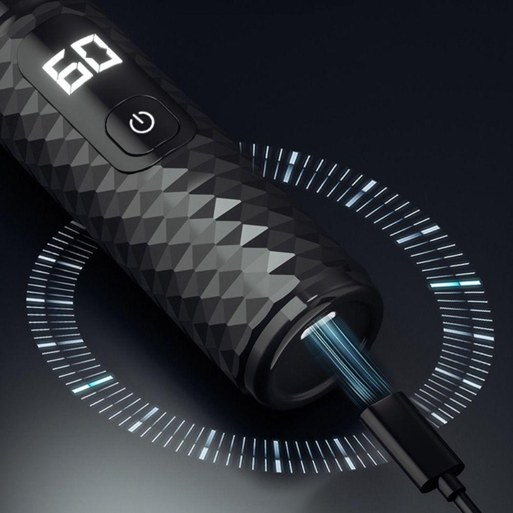 Digital Display Men's Electric Razor 2 in 1 Electric Shaver Nostril Cleaning Trimmer  Travel