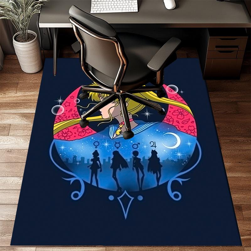 Moonlit Guardian Area Rug Suitable for Indoor And Outdoor,Carpets for Kitchens, Homes, Offices, Living Rooms,Home Decor,Christmas Gift