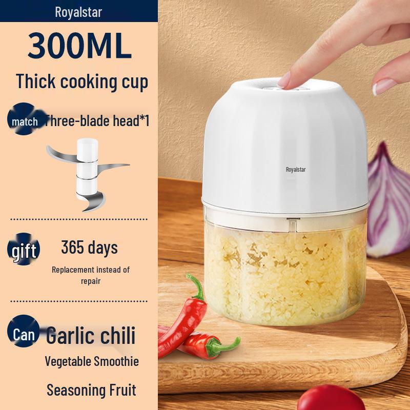 Электрическая беспроводная чеснокодавилка и мини-измельчитель для чеснока и мяса