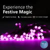 Starlit 12 Meter 72 LEDs String Light for Decoration | Festival LED String Light for Diwali, Christmas and Home Decoration| Pink, Pack of 1