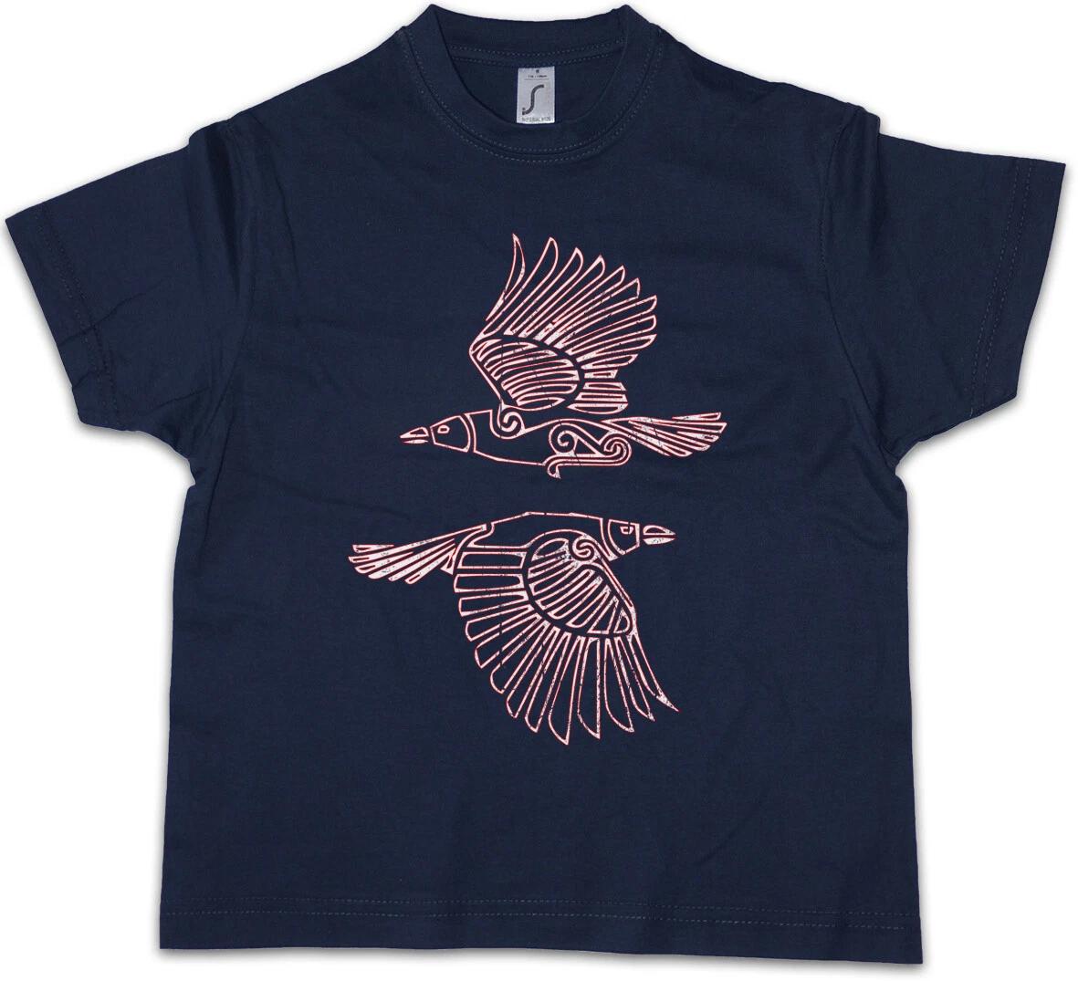 HUGIN AND MUNIN III Kids Boys kids boys T-Shirt Vikings Odin Raven Ravens and Vikings 100