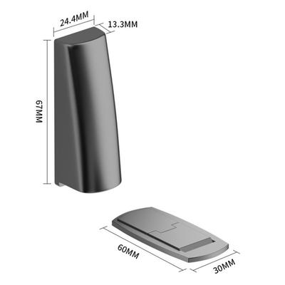 Door Stoppers Magnetic Door Stop Door Wall Protector ABS Magnetic Door Catch Door Holder White Black Gray