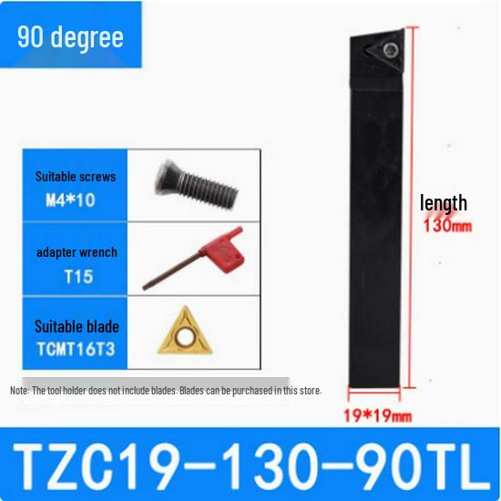 45°/90° Rough Boring Bar Holder with Replaceable Head & CBS/BSB Cutter