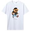 Teddy Bear Playing Badminton Tshirt Men's Clothing Tops Graphics Kawaii Shirt T Shirts For Men Cotton T-shirt Streetwear