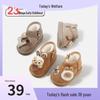 2025 Cartoon Style Toddler Girls' Snow Boots - Baby Cotton & Leather Shoes