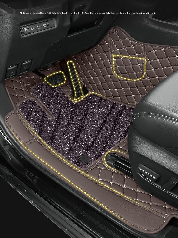 Toyota Wildlander 2020-2025 Custom Fit Floor Mats, Fully Enclosed Leather Carpets