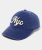 COLUMBIA UNIVERSITY Nyc Twill Washing Ball Cap Crown Navy