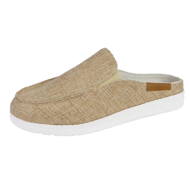 

Женские сандалии, женская обувь, кожаные лоферы, слипоны, пляжные сандалии с противоскользящим покрытием 41 бежевый