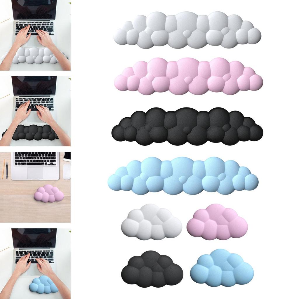 Keyboard Holder Support Pad Flexible Cushion Mat Durable Mouse Wrist Rest Desk for Laptop Home PC Gaming