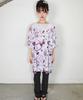 NOFFICIALNOFFICE Sailor Berry Lucky Tea Dress Light Gray