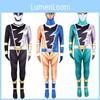 Power Morphin Mighty Rangers Costume Cosplay Dress Party Superhero Jumpsuit