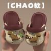 Tamancos infantis de desenho animado para o verão, sandálias fechadas antiderrapantes para meninos e meninas, chinelos fofos para bebês e crianças pequenas para uso externo