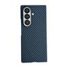 Premium Carbon Fiber Kevlar Pattern Case for Samsung Galaxy Z Fold 7 6 5 4 3 Anti-fall Invisible Magnetic Charging Protect Cover