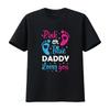Gender Reveal Dad Daddy Father Family T Shirt Vintage Washed Graphic Streetwear Unisex Slightly Casual Top For Everyday Wear